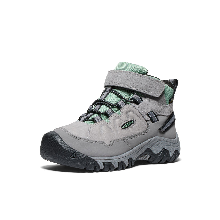 Little Kids' Targhee IV Waterproof Hiking Boot Alloy/Granite Green / Keen / Men's|Women's|Kids'