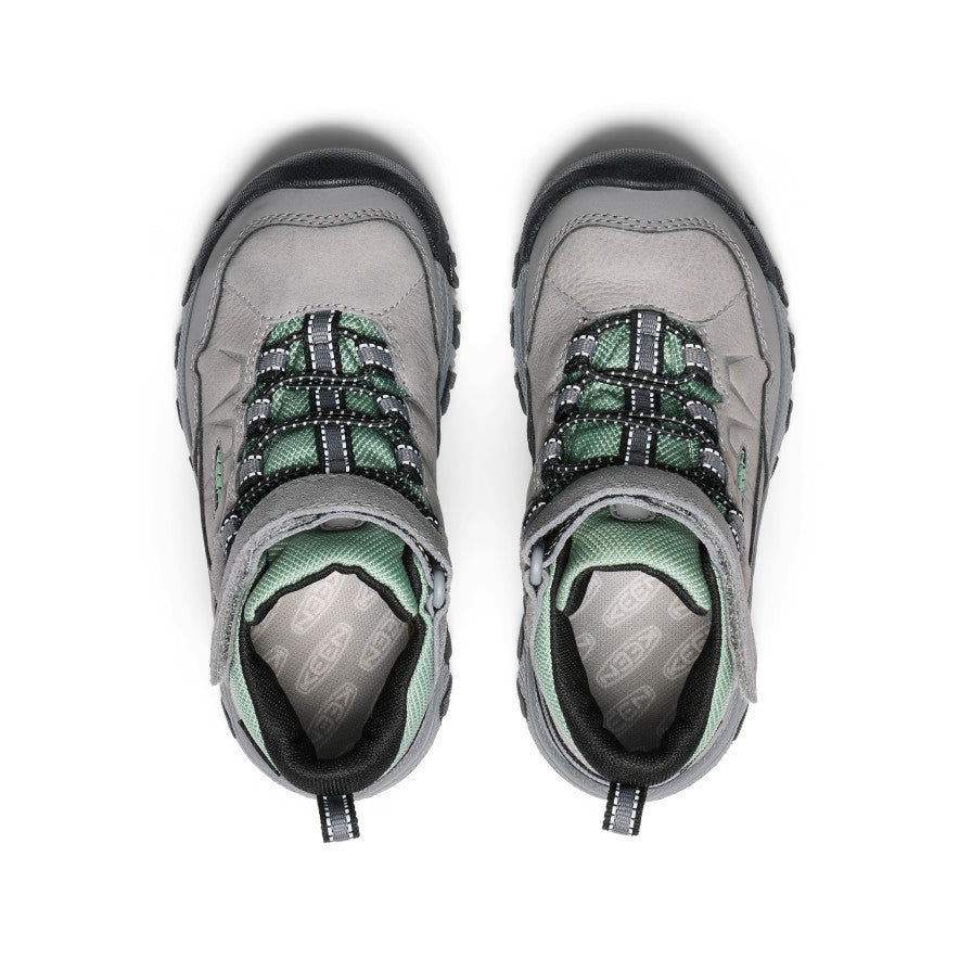 Little Kids' Targhee IV Waterproof Hiking Boot Alloy/Granite Green / Keen / Men's|Women's|Kids'
