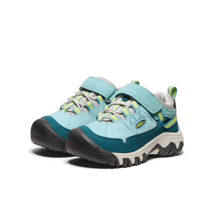 Little Kids' Targhee IV Waterproof Hiking Shoe Reef Waters/Daiquiri Green / Keen / Men's|Women's|Kids'