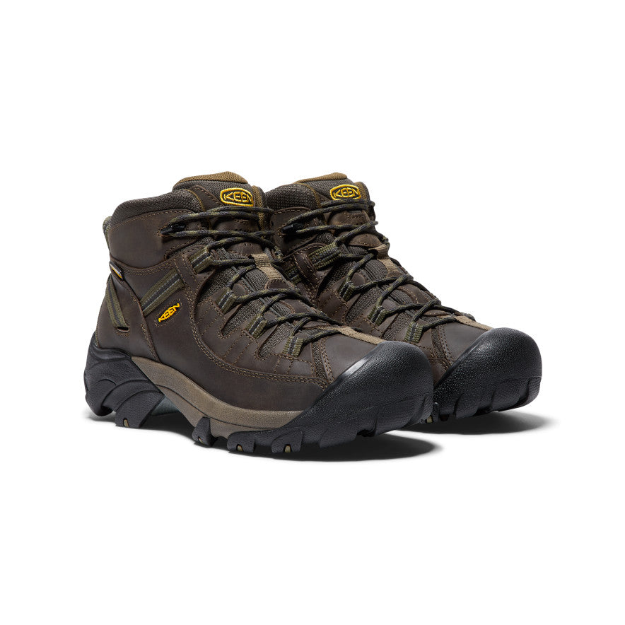 Men's Targhee II Waterproof Mid Wide Canteen/Dark Olive / Keen / Men's|Women's