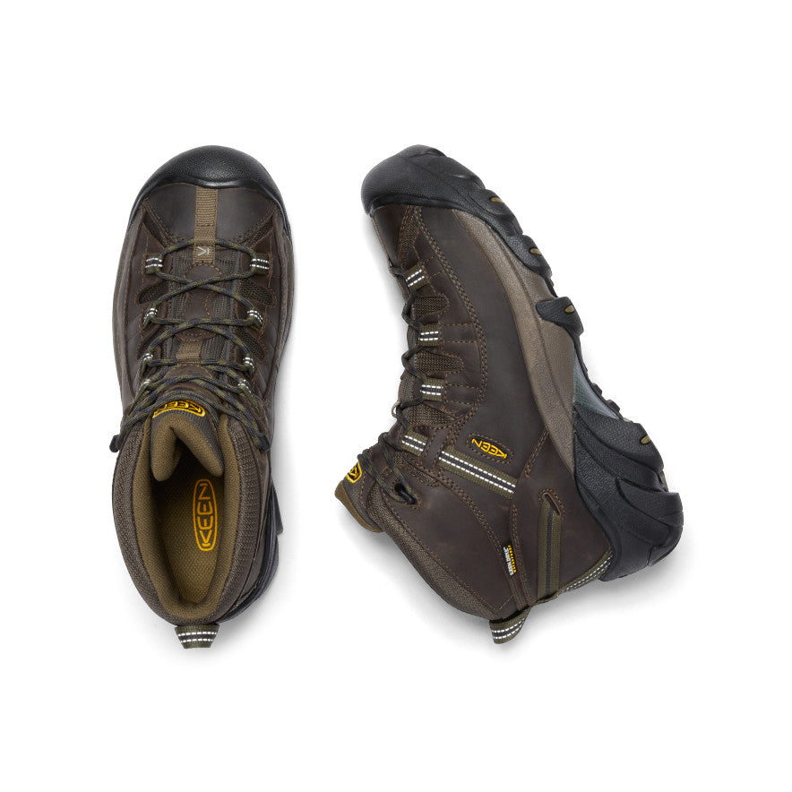 Men's Targhee II Waterproof Mid Wide Canteen/Dark Olive / Keen / Men's|Women's