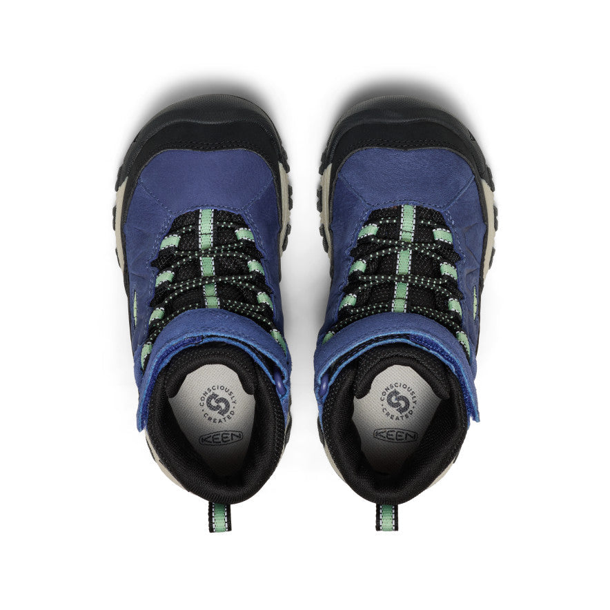Little Kids' Targhee IV Waterproof Hiking Boot Skipper Blue/Hemlock / Keen / Men's|Women's|Kids'