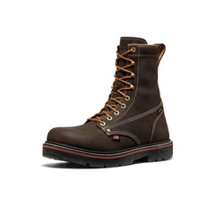 Men's Liberty 8" Waterproof 90° Heel Boot (Carbon Toe) Coffee Bean/Black / Keen / Men's