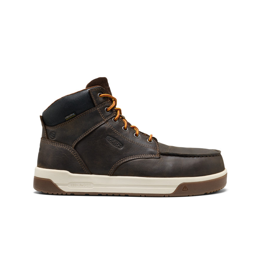 Men's Gibson Waterproof Work Boot (Carbon Toe) Cascade Brown/Gum / Keen / Men's