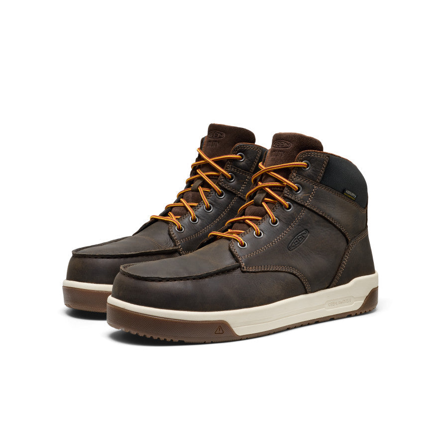Men's Gibson Waterproof Work Boot (Carbon Toe) Cascade Brown/Gum / Keen / Men's