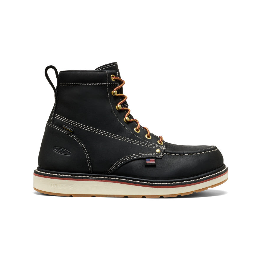 Men's Liberty 6" Waterproof Boot (Carbon Toe) Black/Gum / Keen / Men's