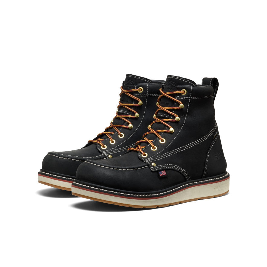 Men's Liberty 6" Waterproof Boot (Carbon Toe) Black/Gum / Keen / Men's