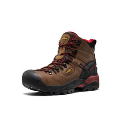 Men's Pittsburgh Energy 6" Waterproof Boot (Carbon Toe) Bison/Black / Keen / Men's