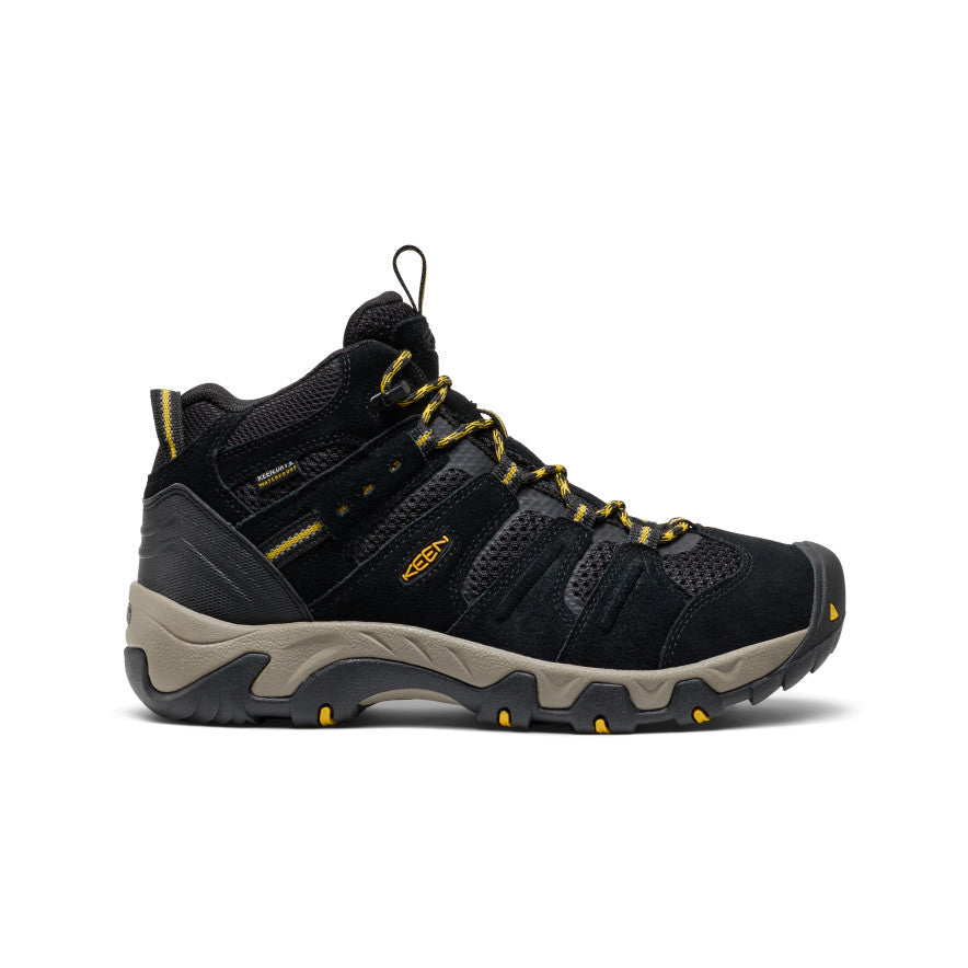 Men's Headout Waterproof Hiking Boot Black/Lemon Curry / Keen / Men's