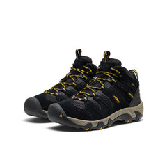 Men's Headout Waterproof Hiking Boot Black/Lemon Curry / Keen / Men's