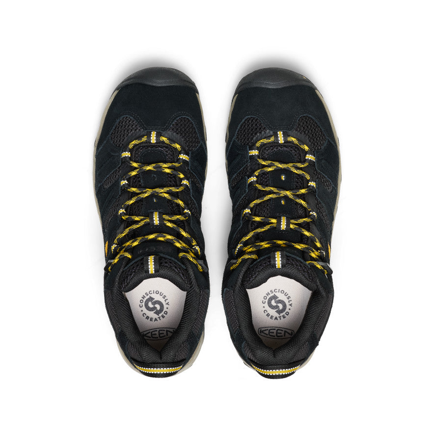 Men's Headout Waterproof Hiking Boot Black/Lemon Curry / Keen / Men's