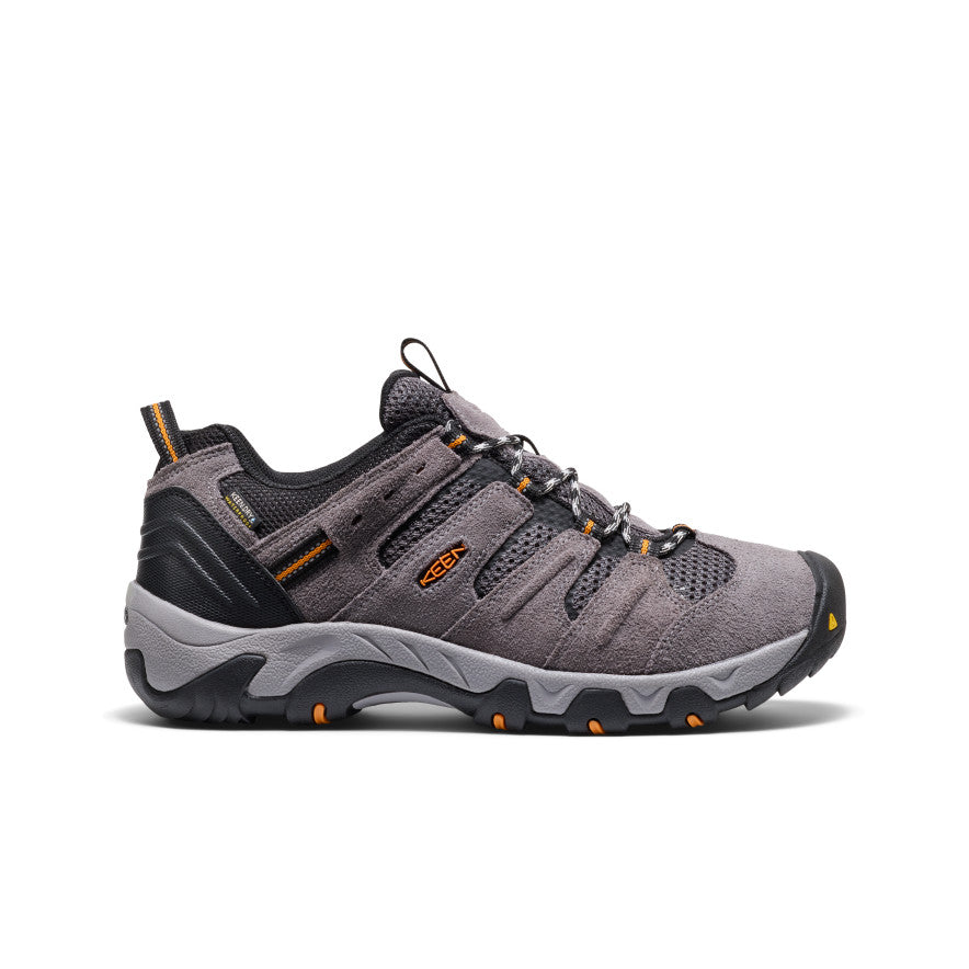 Men's Headout Waterproof Hiking Shoe Steel Grey/Orange Pepper / Keen / Men's