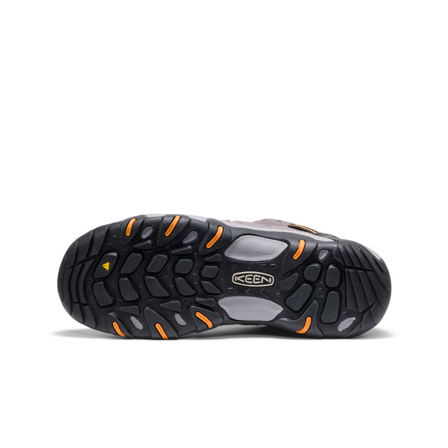 Men's Headout Waterproof Hiking Shoe Steel Grey/Orange Pepper / Keen / Men's