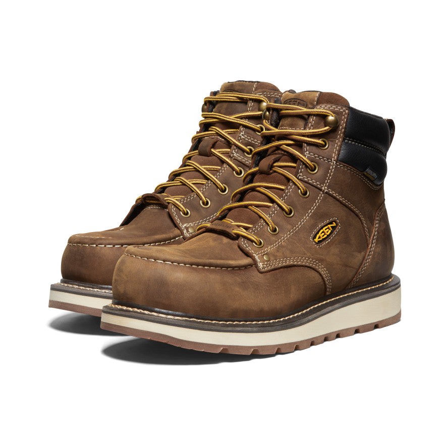 Men's Cincinnati 6" Waterproof Boot (Carbon Toe) Belgian/Sandshell / Keen / Men's