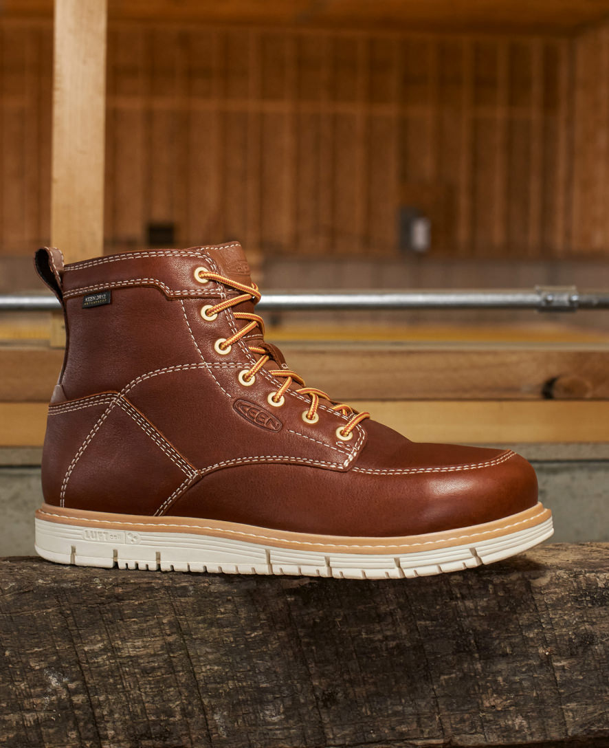 Men's San Jose 6" Waterproof Boot (Soft Toe) Cascade Brown / Keen / Men's