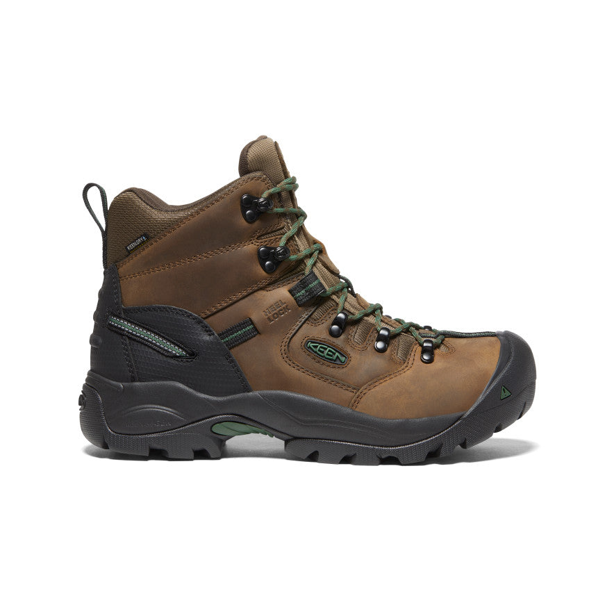 Men's Pittsburgh Energy 6" Waterproof Boot (Carbon Toe) Cascade Brown/Greener Pastures / Keen / Men's
