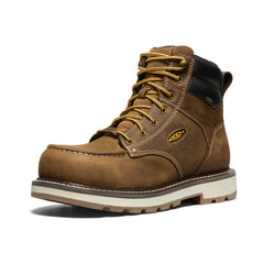 Men's Cincinnati 6" Waterproof 90° Heel Boot (Carbon Toe) Belgian/Sandshell / Keen / Men's