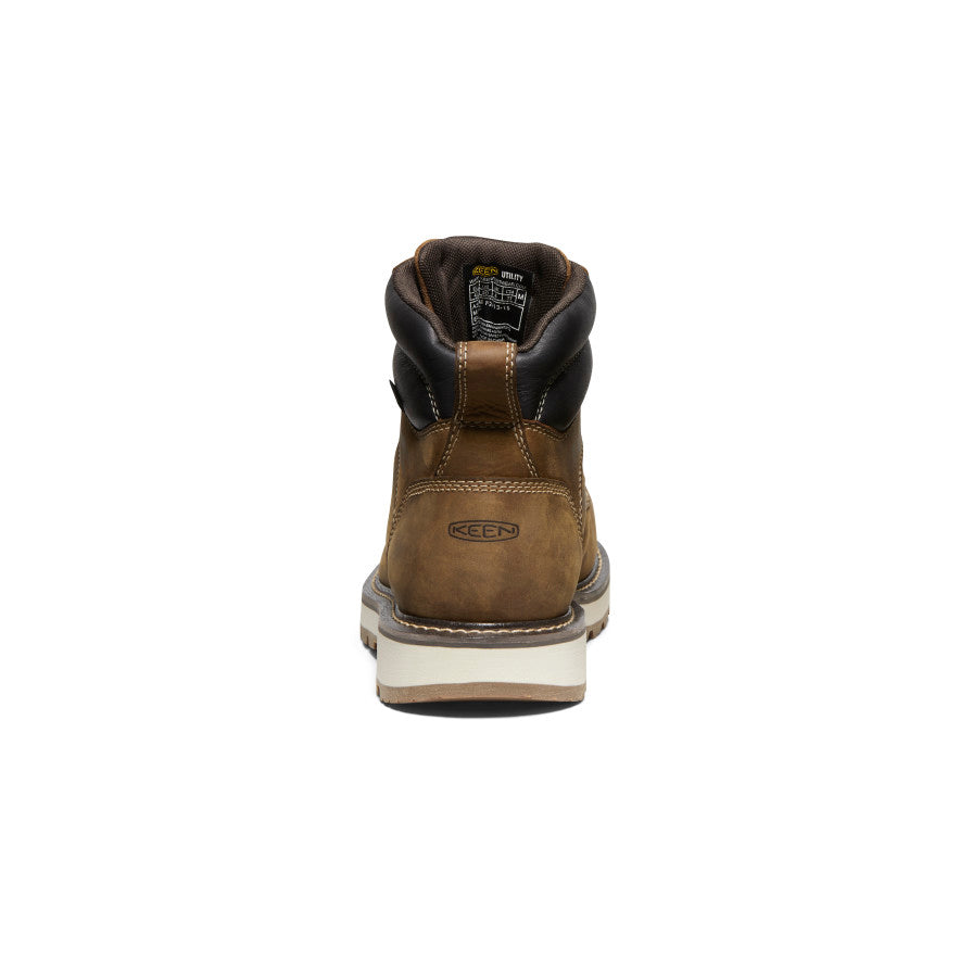Men's Cincinnati 6" Waterproof 90° Heel Boot (Carbon Toe) Belgian/Sandshell / Keen / Men's