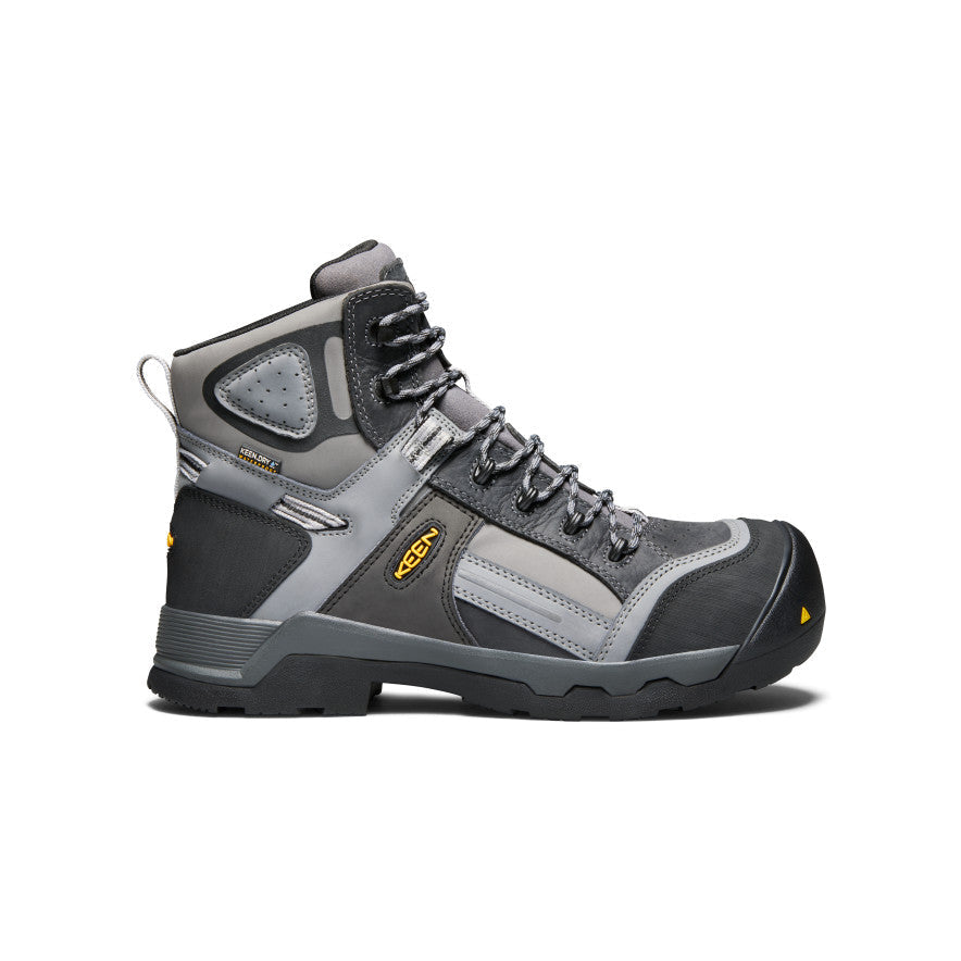 Men's Davenport 6" Insulated Waterproof Boot (Composite Toe) Magnet/Steel Grey / Keen / Men's