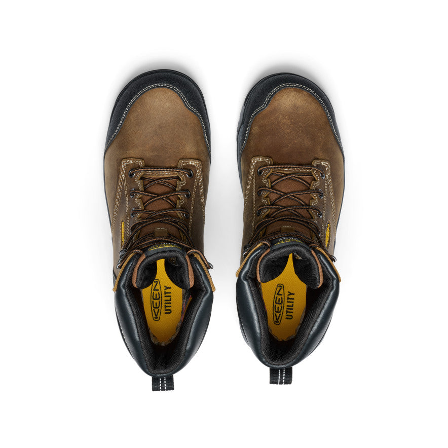 Men's Evanston 8" Insulated Waterproof Boot (Soft Toe) Bison/Black / Keen / Men's