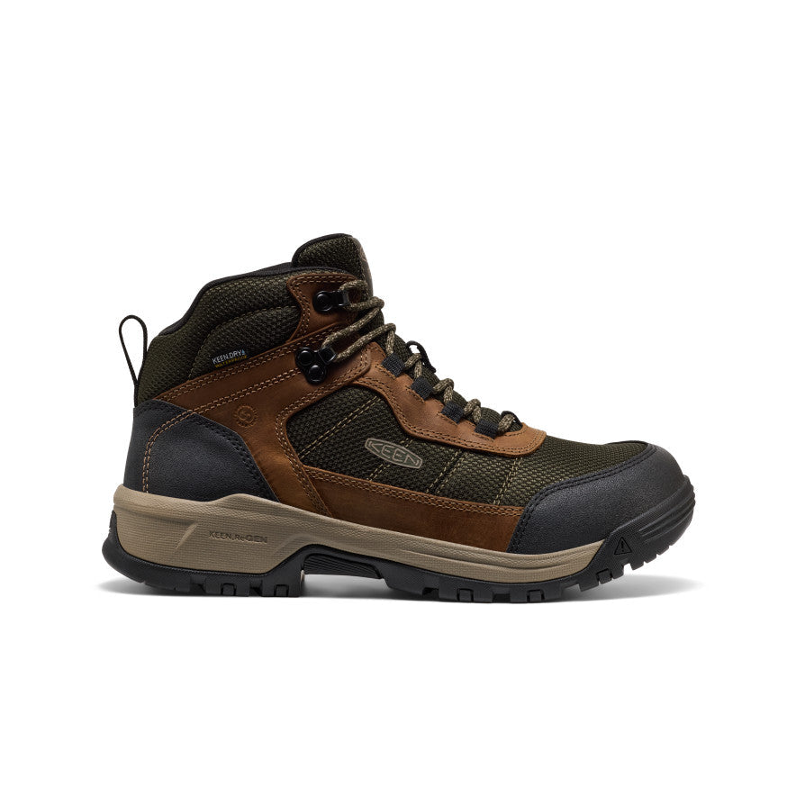 Men's Skokie Waterproof Work Boot (Soft Toe) Forest Night/Black / Keen / Men's