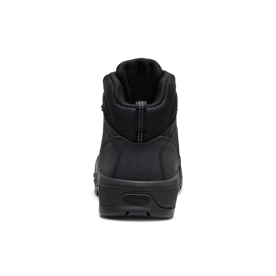 Men's Skokie Waterproof Work Boot (Soft Toe) Black/Black / Keen / Men's
