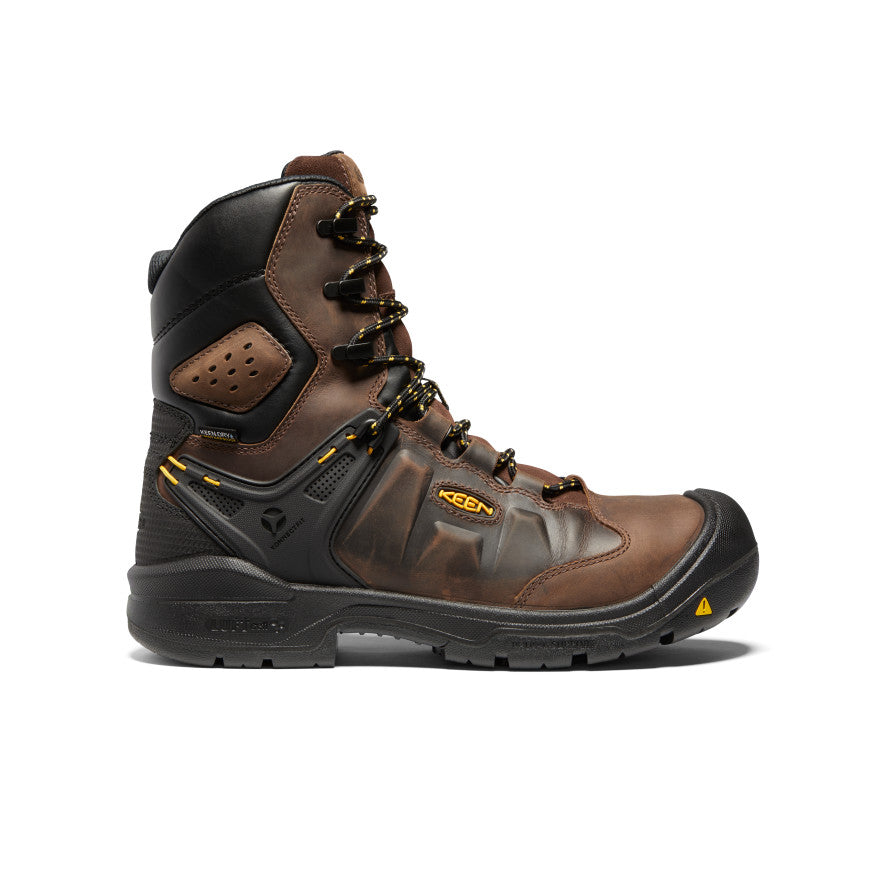 Men's Dover 8" Insulated Waterproof Boot (Carbon Toe) Dark Earth/Black / Keen / Men's