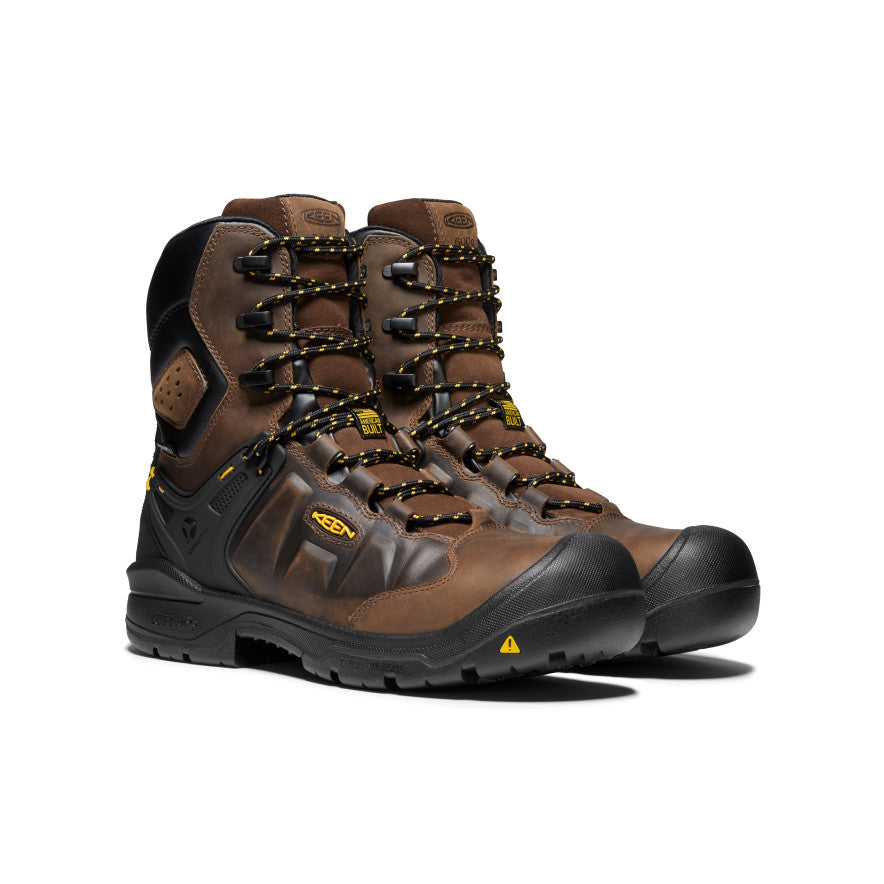 Men's Dover 8" Insulated Waterproof Boot (Carbon Toe) Dark Earth/Black / Keen / Men's