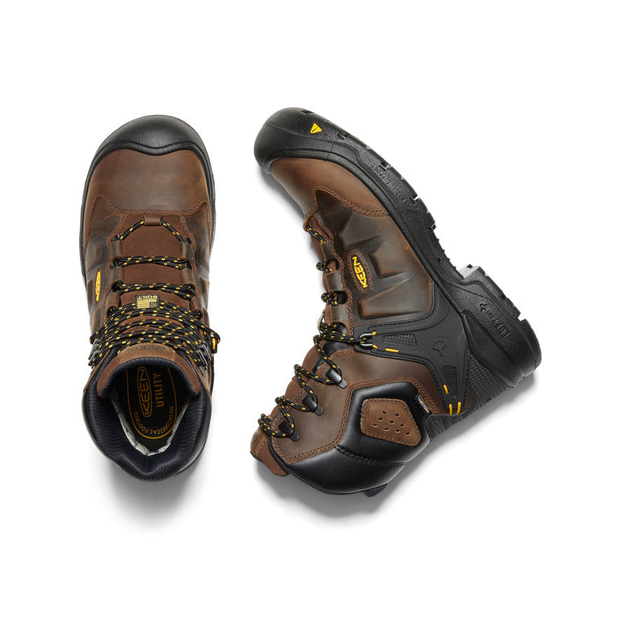 Men's Dover 8" Insulated Waterproof Boot (Carbon Toe) Dark Earth/Black / Keen / Men's