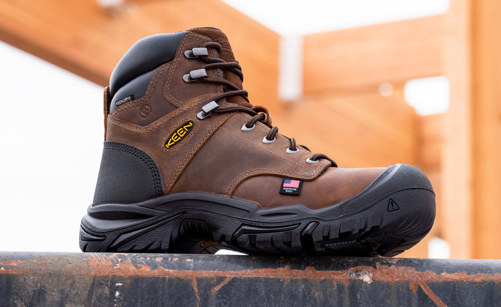 Men's Mt Vernon II 6" Waterproof Boot (Steel Toe) Dark Earth/Black / Keen / Men's