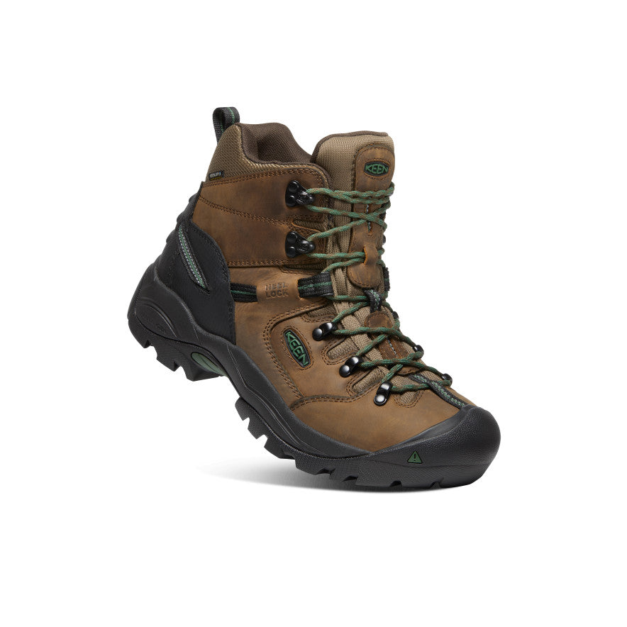 Men's Pittsburgh Energy 6" Waterproof Boot (Soft Toe) Cascade Brown/Greener Pastures / Keen / Men's