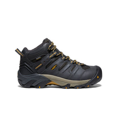 Men's Lansing Mid Waterproof (Steel Toe) Raven/Tawny Olive / Keen / Men's