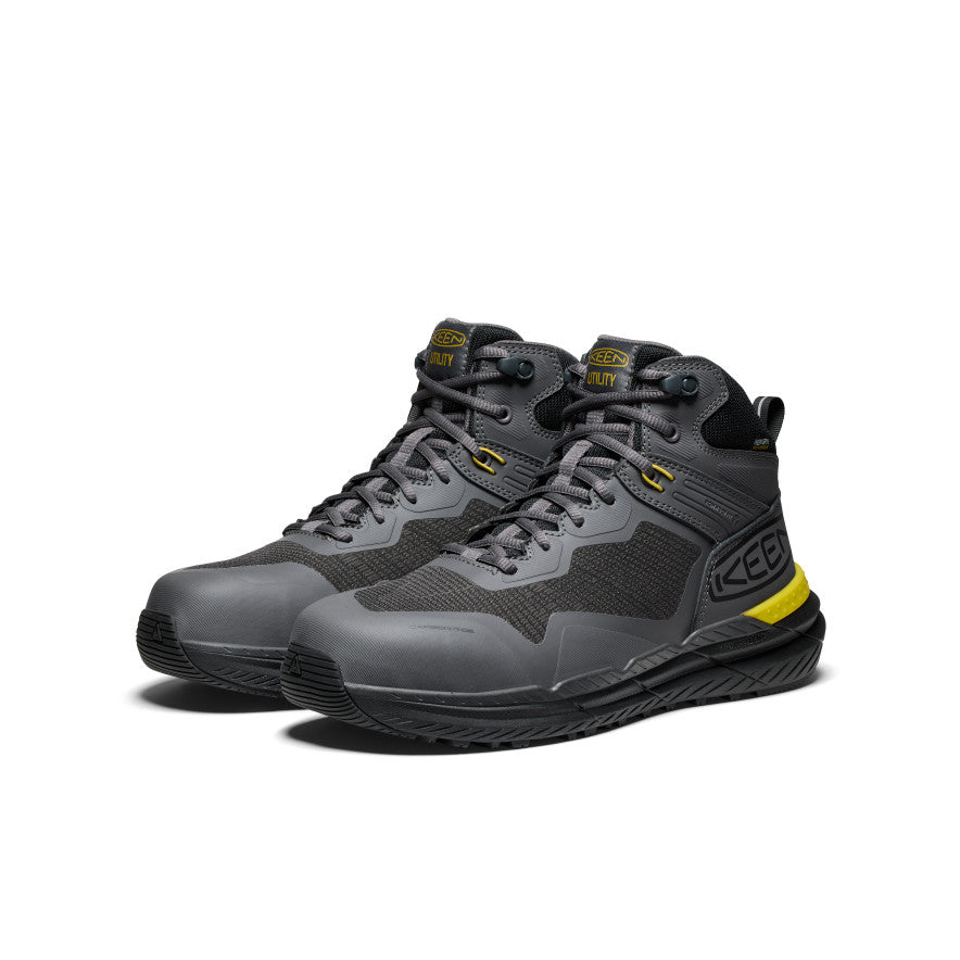 Men's Synchro Waterproof Work Boot (Carbon Toe) Magnet/Black / Keen / Men's