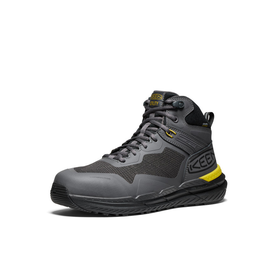 Men's Synchro Waterproof Work Boot (Carbon Toe) Magnet/Black / Keen / Men's