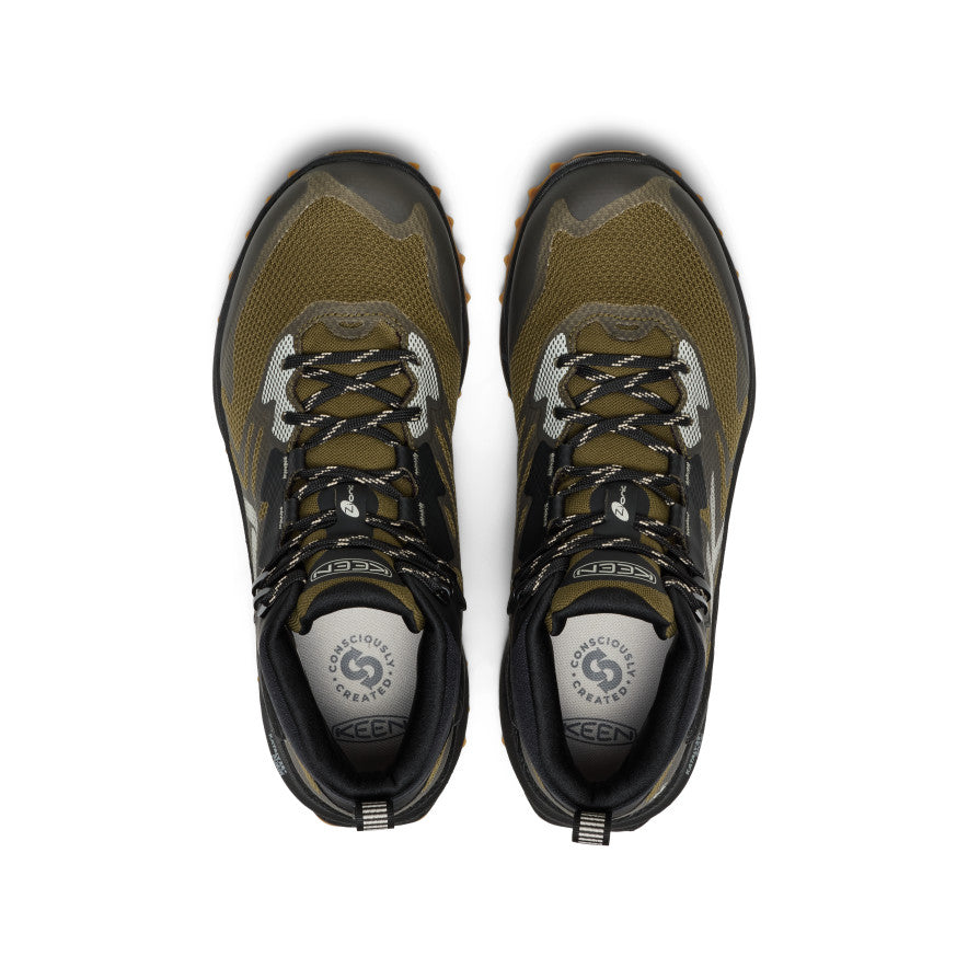 Men's Zionic NXT Waterproof Hiking Boot Dark Olive/Black / Keen / Men's