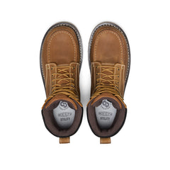 Men's Cincinnati 8" Waterproof 90° Heel Boot (Carbon Toe) Belgian/Sandshell / Keen / Men's