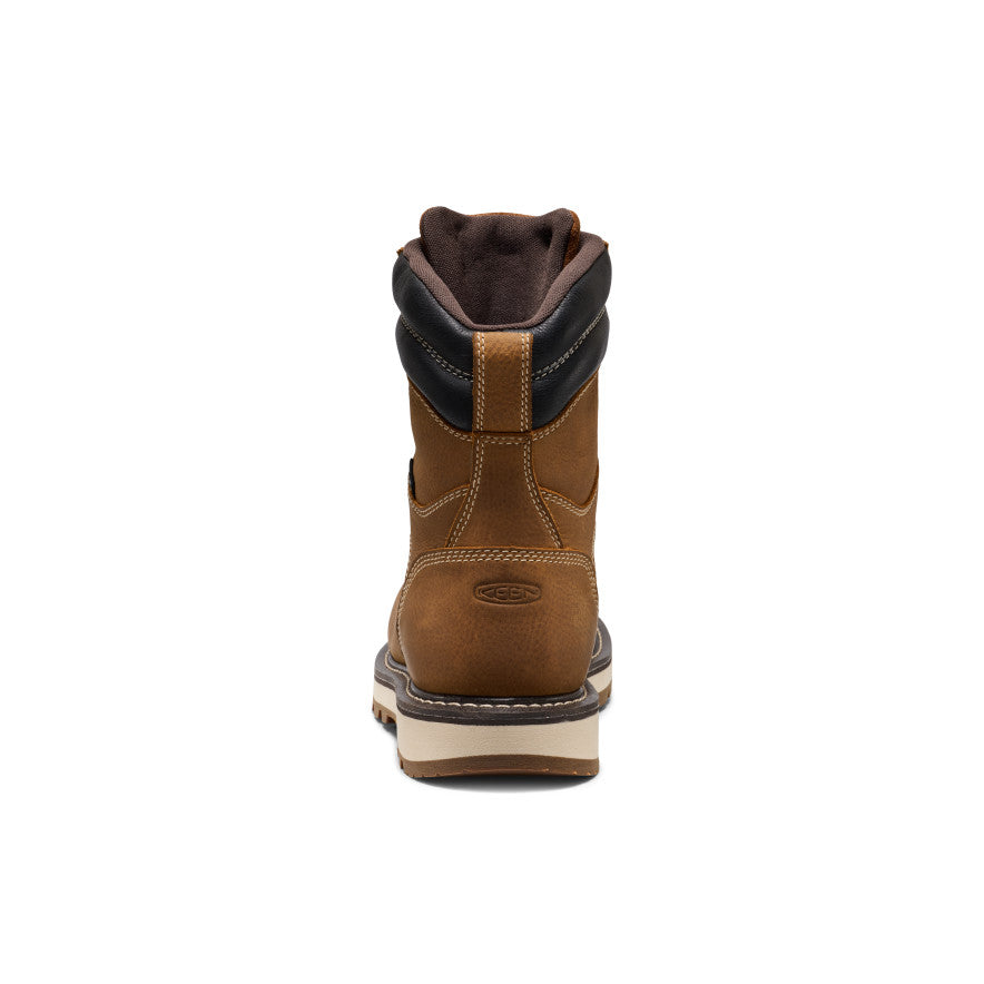 Men's Cincinnati 8" Waterproof 90° Heel Boot (Carbon Toe) Belgian/Sandshell / Keen / Men's