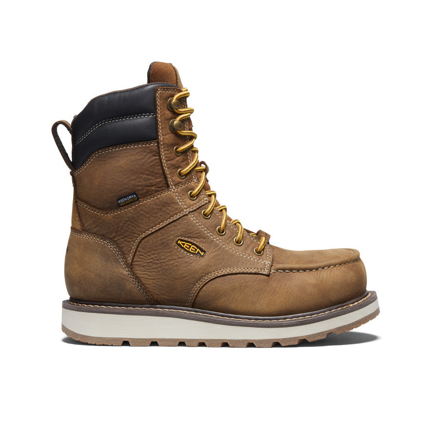 Men's Cincinnati 8" Waterproof Boot (Carbon Toe) Belgian/Sandshell / Keen / Men's