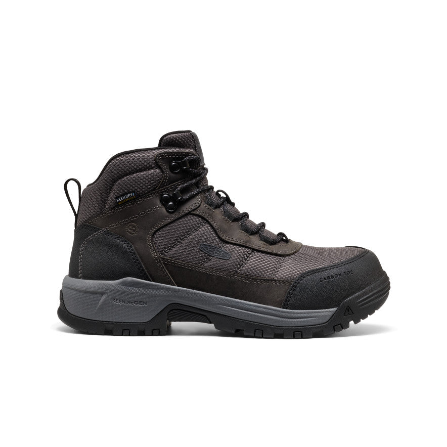 Men's Skokie Waterproof Work Boot (Carbon Toe) Magnet/Black / Keen / Men's