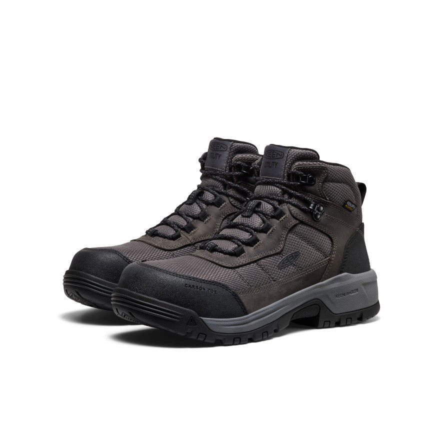 Men's Skokie Waterproof Work Boot (Carbon Toe) Magnet/Black / Keen / Men's