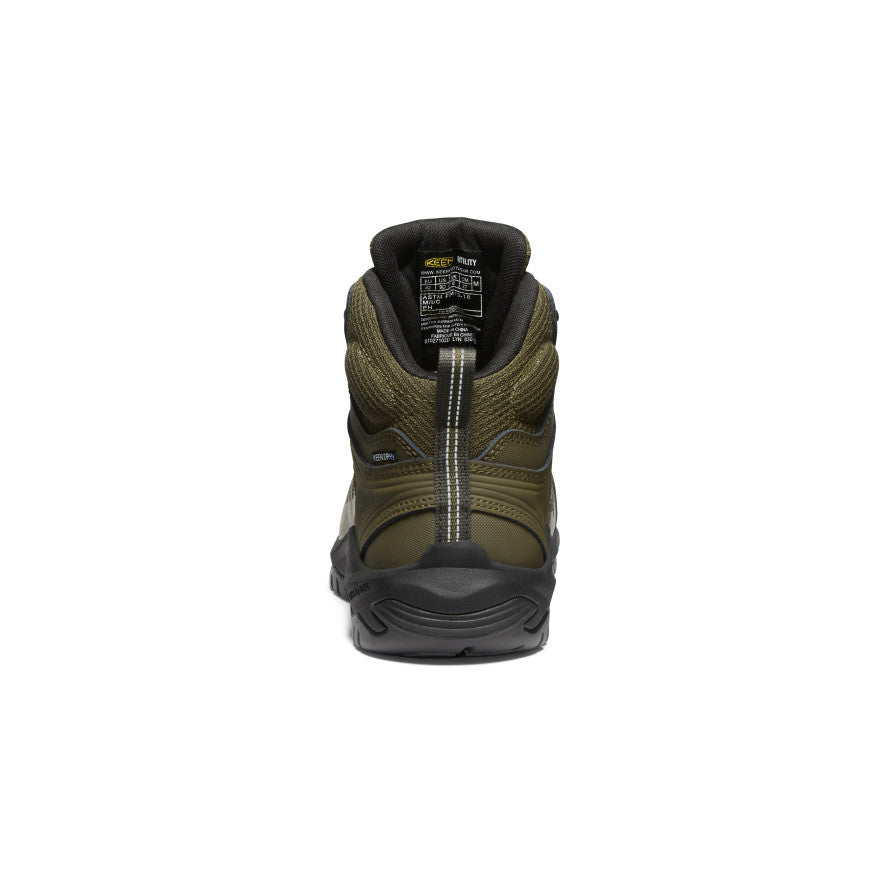 Men's Reno Mid Waterproof (Carbon Toe) Dark Olive/Black / Keen / Men's