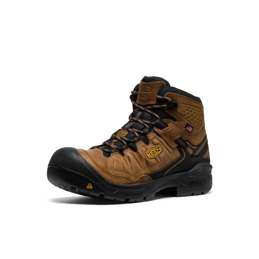 Men's Targhee IV Waterproof Work Boot (Soft Toe) Belgian/Black / Keen / Men's