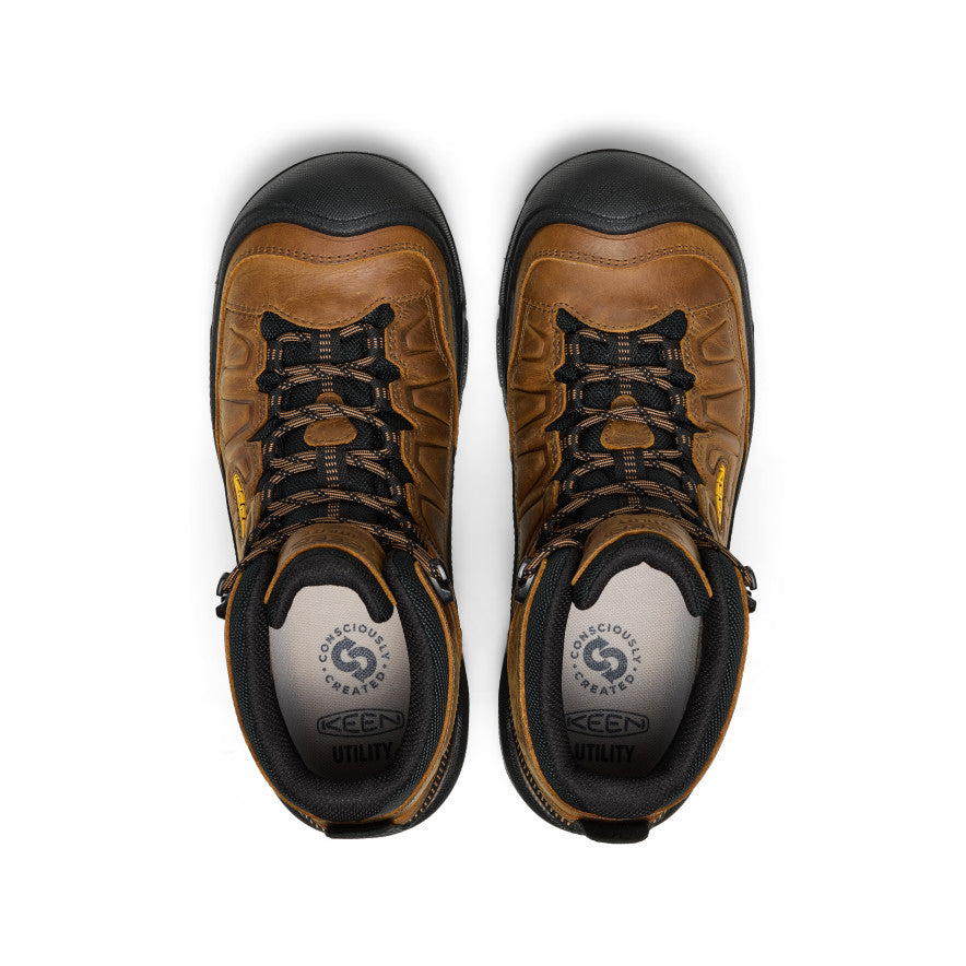 Men's Targhee IV Waterproof Work Boot (Soft Toe) Belgian/Black / Keen / Men's
