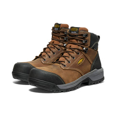Men's Evanston 6" Waterproof Boot (Carbon Toe) Bison/Black / Keen / Men's