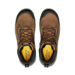 Men's Evanston 6" Waterproof Boot (Carbon Toe) Bison/Black / Keen / Men's