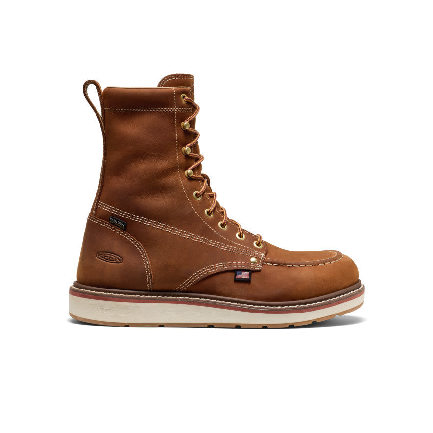 Men's Liberty 8" Waterproof Boot (Soft Toe) Leather Brown/Birch / Keen / Men's