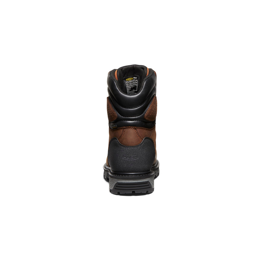 Men's Camden 8" Insulated Waterproof Boot (Carbon Toe) Leather Brown/Black / Keen / Men's