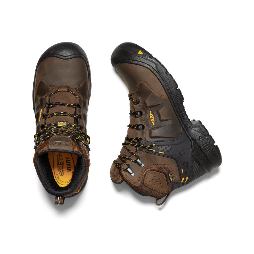 Men's Dover 6" Waterproof (Carbon Toe) Dark Earth/Black / Keen / Men's