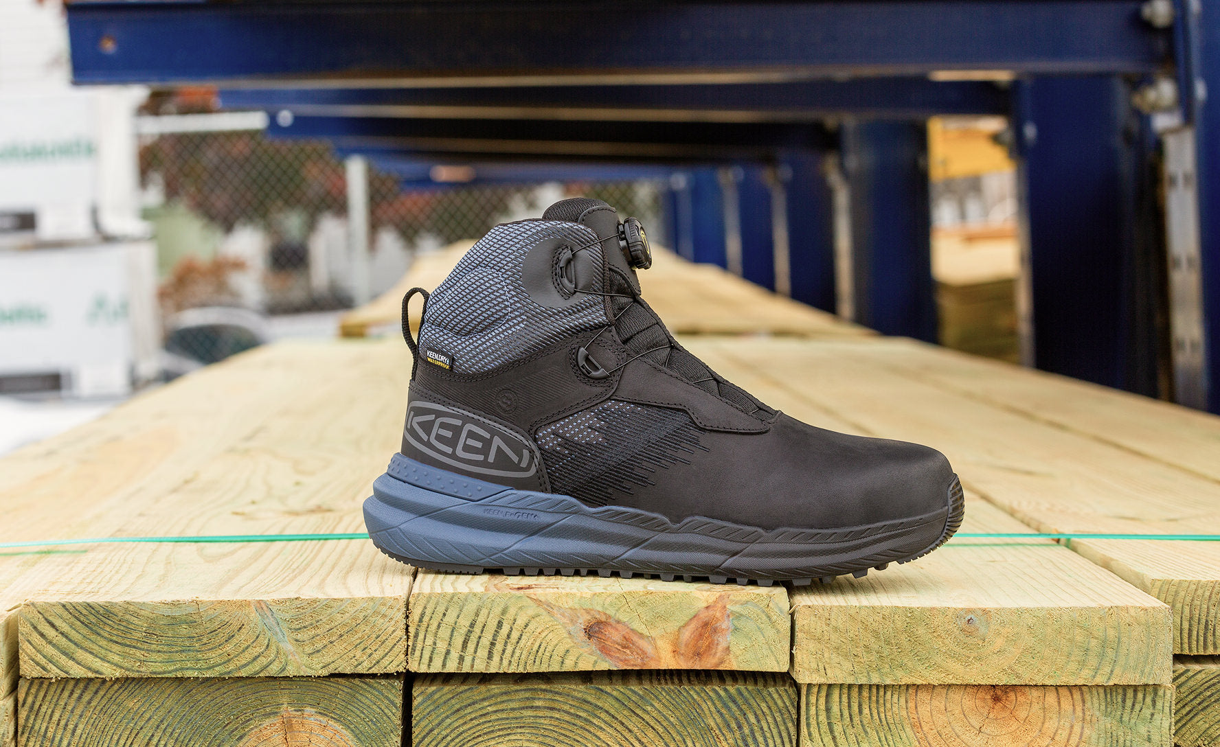 Men's Snapline RF Waterproof Boot (Carbon Toe) Vintage Indigo/Black / Keen / Men's