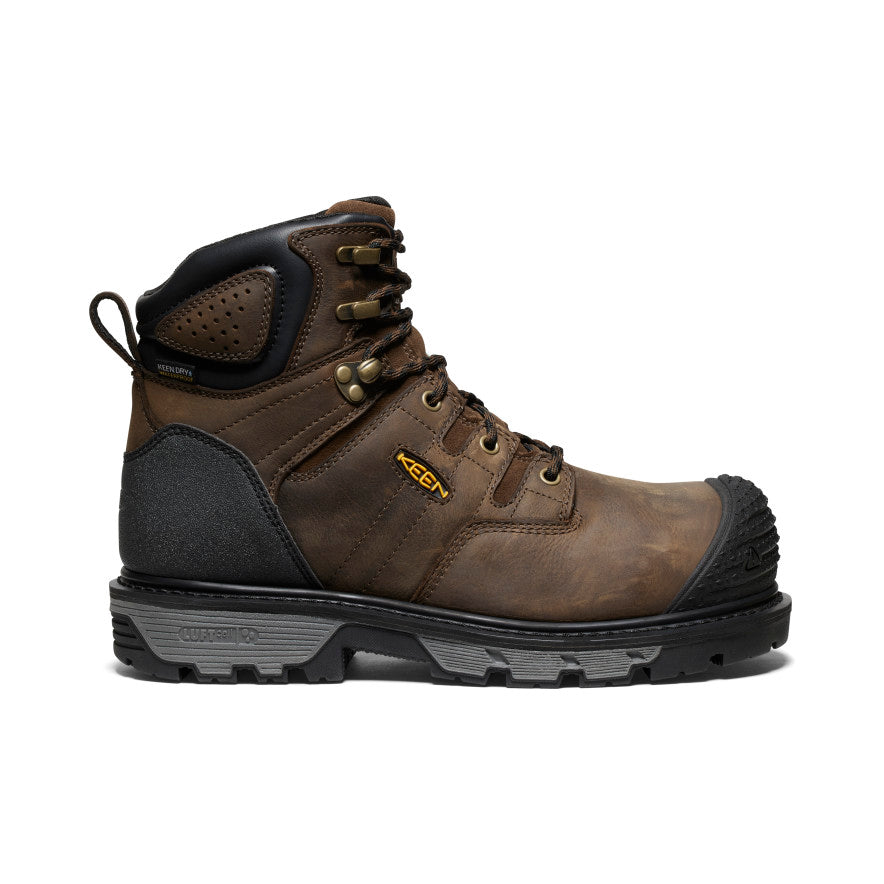 Men's CSA Camden 6" Waterproof Boot (Carbon Toe) Dark Earth/Black / Keen / Men's